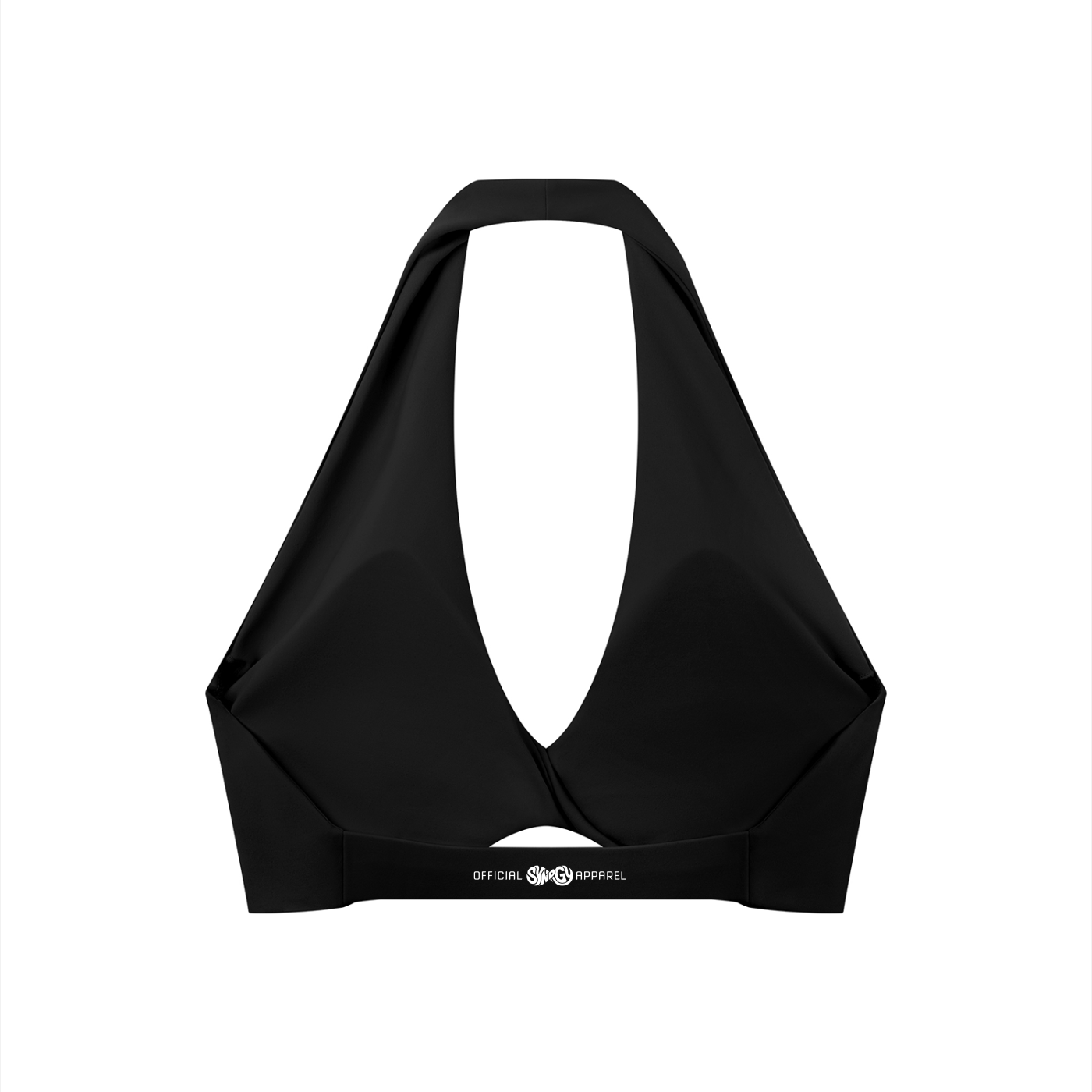 Limitless Pleated Halter Sports Bra